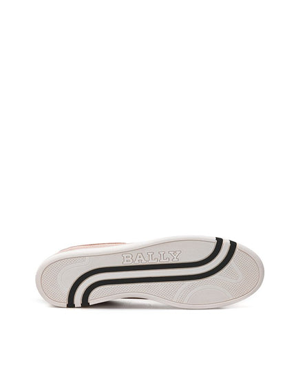 Bally Elegant Pink Leather Sneakers for Women