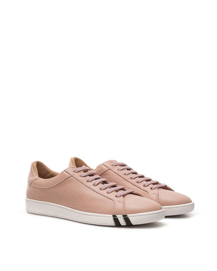 Bally Elegant Pink Leather Sneakers for Women
