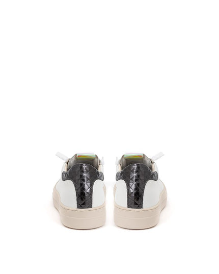 P448 Elevate Your Sneaker Game with All-White Italian Leather Kicks