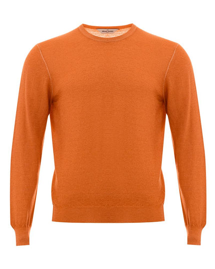 Gran Sasso Orange Wool Sweatshirt