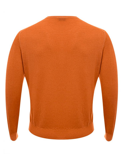 Gran Sasso Orange Wool Sweatshirt