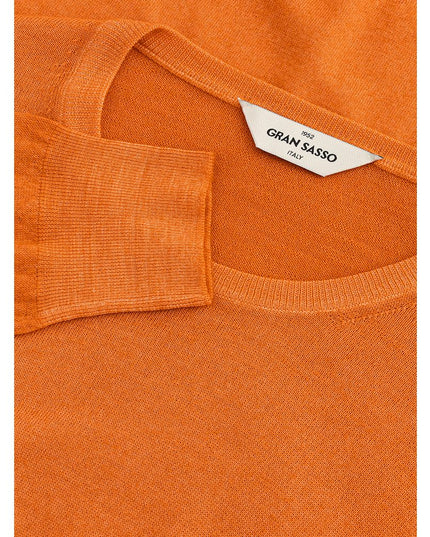 Gran Sasso Orange Wool Sweatshirt