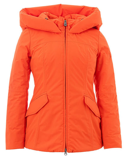 Peuterey Elegant Orange Polyester Jacket for Women