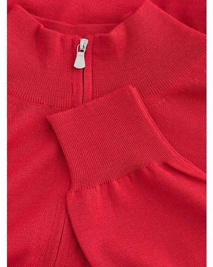 Gran Sasso Elegant Crimson Wool T-Shirt for Men