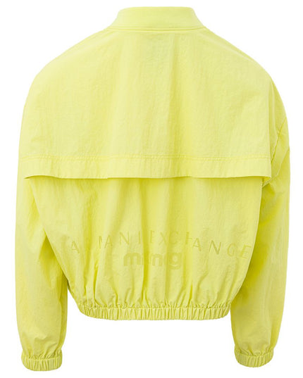 Armani Exchange Chic Yellow Polyamide Jacket for Women