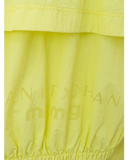 Armani Exchange Chic Yellow Polyamide Jacket for Women
