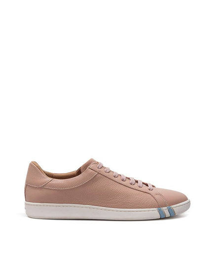 Bally Elegant Pink Leather Sneakers
