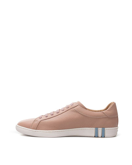 Bally Elegant Pink Leather Sneakers