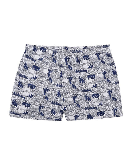 Emporio Armani Elegant White Polyester Swim Shorts