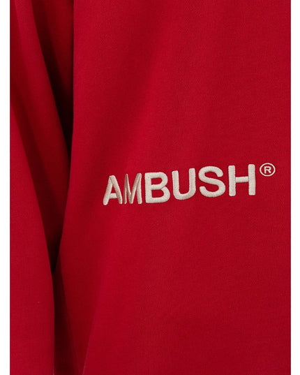 Ambush Elevated Red Cotton Sweater