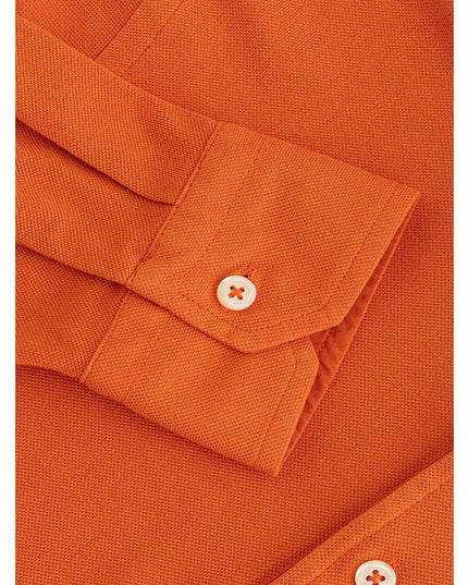 Gran Sasso Elegant Orange Cotton Polo for Men
