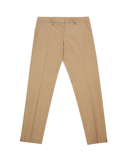 Lardini Elegant Brown Cotton Trousers for Women