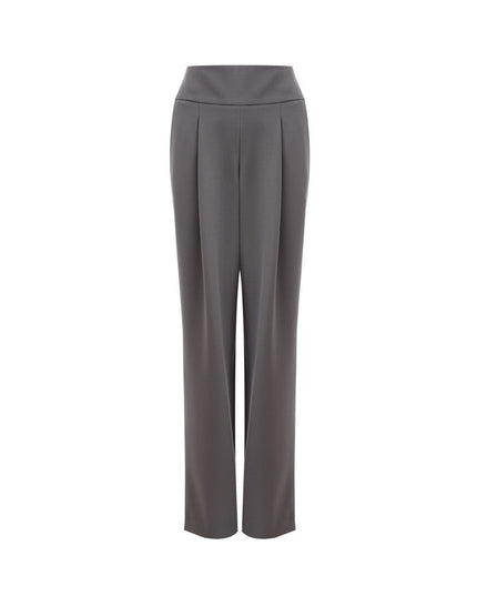 Lardini Gray Wool Casual Pants