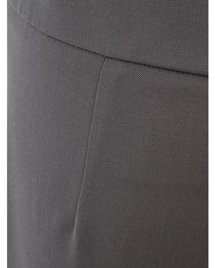 Lardini Gray Wool Casual Pants