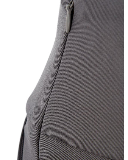 Lardini Gray Wool Casual Pants