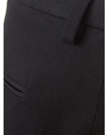 Lardini Italian Elegance Cotton Black Trousers
