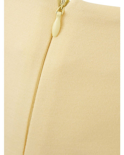 Lardini Elegant Yellow Viscose Skirt for Women