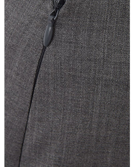 Lardini Chic Gray Wool Pencil Skirt
