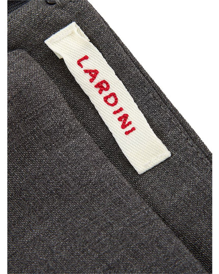 Lardini Chic Gray Wool Pencil Skirt