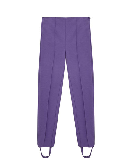 Lardini Elegant Purple Viscose Pants