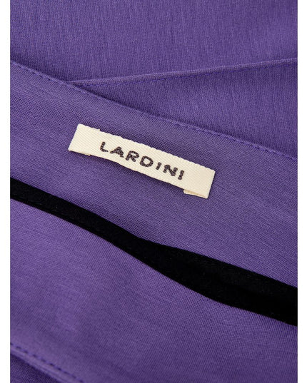 Lardini Elegant Purple Viscose Pants