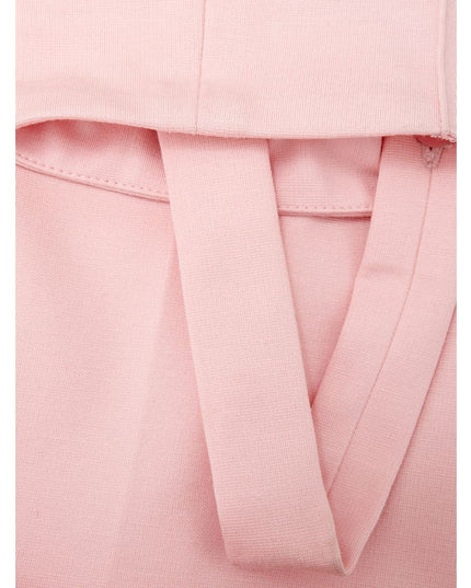Lardini Elegant Pink Viscose Pants for Chic Style