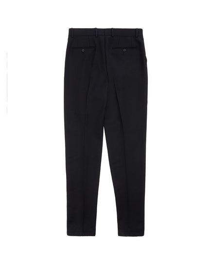 Dolce & Gabbana Black Polyester Dress Pants