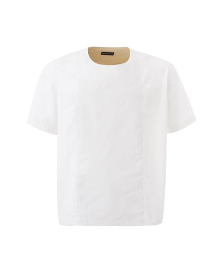 Emporio Armani White Cotton T-Shirt