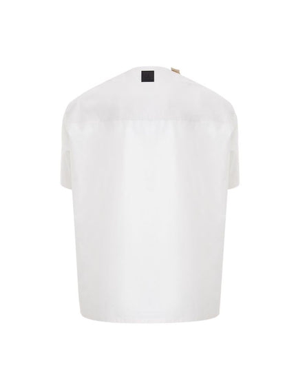 Emporio Armani White Cotton T-Shirt