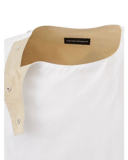 Emporio Armani White Cotton T-Shirt