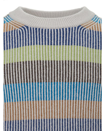 Gran Sasso Elegant Multicolor Cashmere Sweater for Men