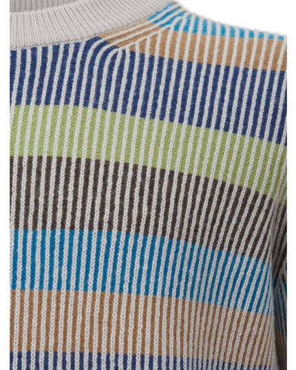 Gran Sasso Elegant Multicolor Cashmere Sweater for Men
