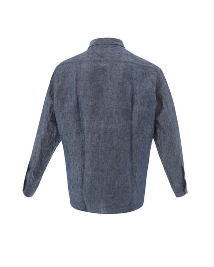 Lardini Blue Denim Shirt
