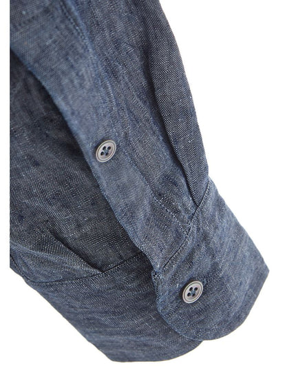 Lardini Blue Denim Shirt