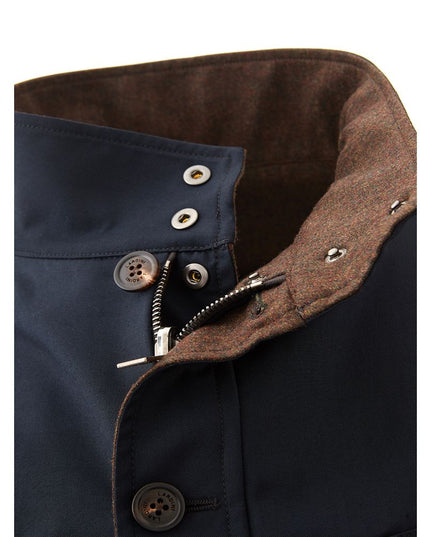 Lardini Elegant Wool Blue Jacket for Men