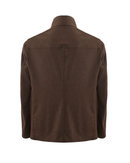 Lardini Elegant Wool Blue Jacket for Men