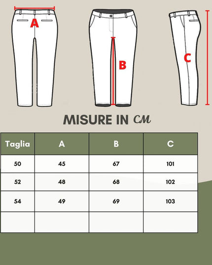 Emporio Armani Blue Linen Casual Pants