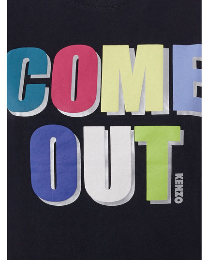 Kenzo Elegant Cotton Tee in Timeless Black