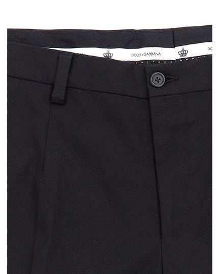 Dolce & Gabbana Elegant Black Cotton Pants for Men