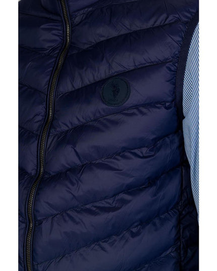 U.S. POLO ASSN. Blue Polyamide Sleveless Jacket