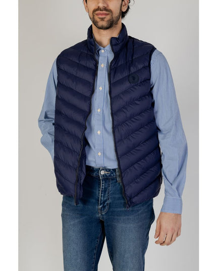 U.S. POLO ASSN. Blue Polyamide Sleveless Jacket