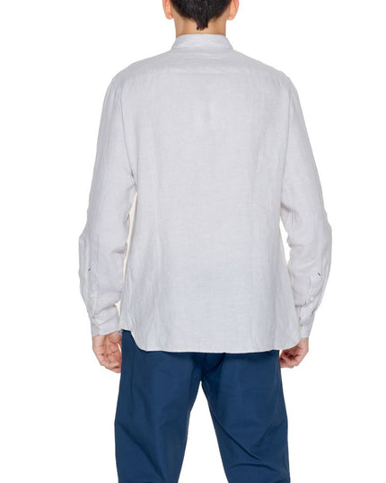 U.S. POLO ASSN. Beige Linen Dress Shirt