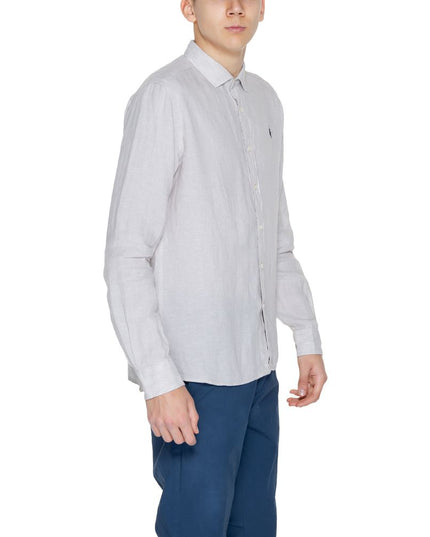 U.S. POLO ASSN. Beige Linen Dress Shirt