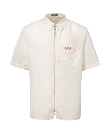 Dior White Polyester Shortsleeve Shirt