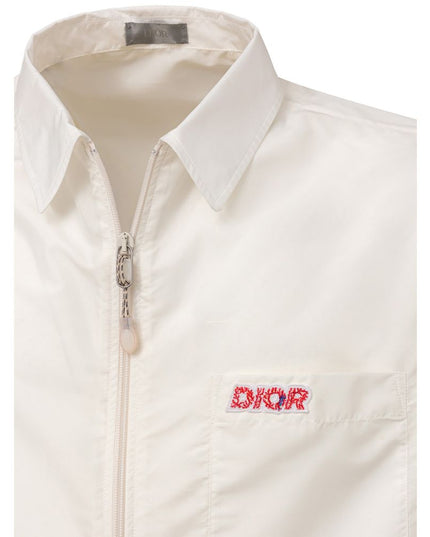 Dior White Polyester Shortsleeve Shirt