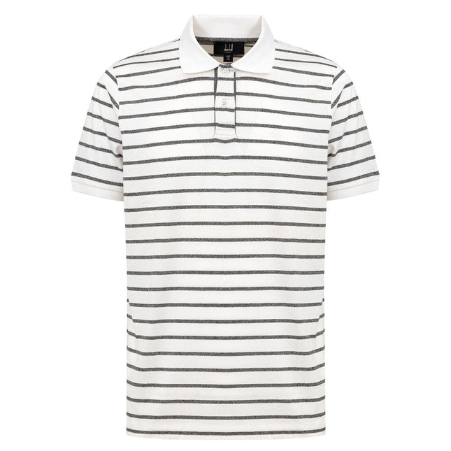 Dunhill White Cotton Polo Shirt