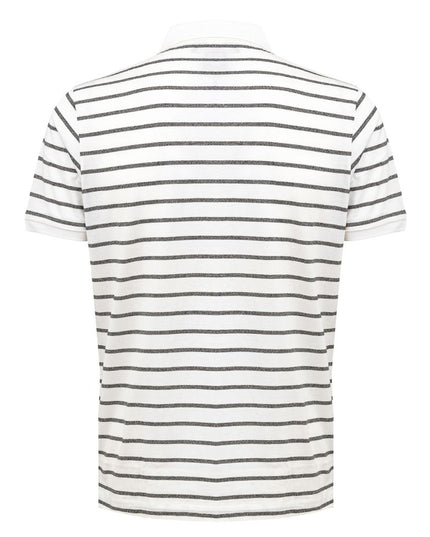 Dunhill White Cotton Polo Shirt