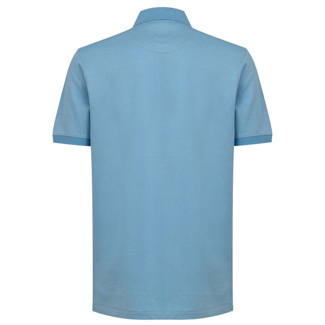 Dunhill Blue Cotton Polo Shirt