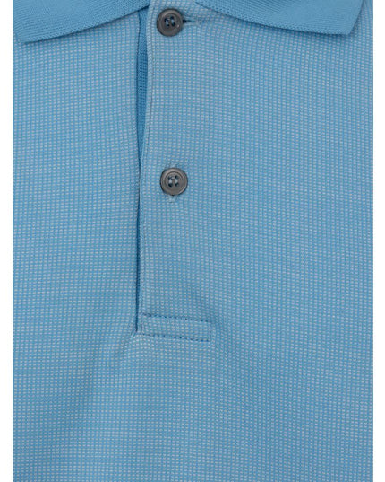 Dunhill Blue Cotton Polo Shirt