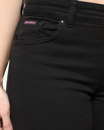 Dolce & Gabbana Black Cotton Mid Waisted Skinny Denim Jeans